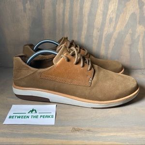 Olukai Kalia Li Brown Leather Oxford Shoes 10